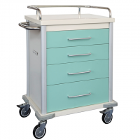 YFN-003 ABS Hospital Dressing Equipment Trolley Medical  Furniture