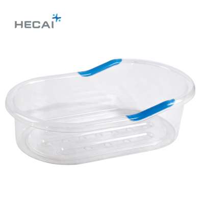 LSB-13 Medical plastic washing baby bath basin for hospital infant baby bed