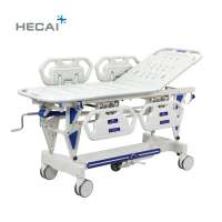 High class  transport emergency ambulance bed cart hospital medical patient transfer stretcher trolley price