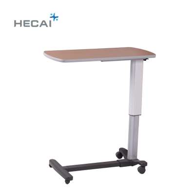 LS-MT01 height adjustable over bed table with wheel