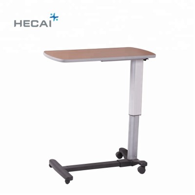 customized hospital bed height adjustable table food for dining and study on bed