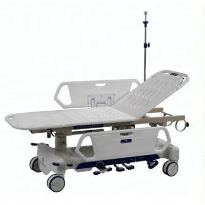 Medical hydraulic patient transport stretcher economic fall and rise medical stretcher cart