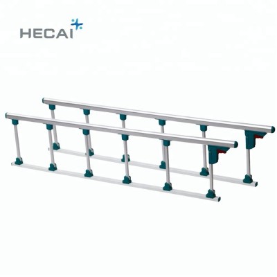 LS-1500B Collapsible foldable Aluminium hospital bed side rails/guard rail